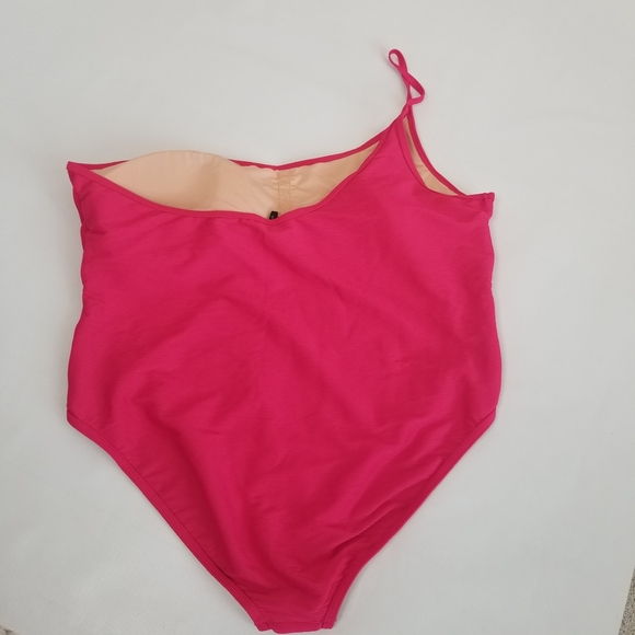 J Crew Ribbed One Strap One Piece Swimsuit Plus Size 24 NWT - Picture 4 of 9